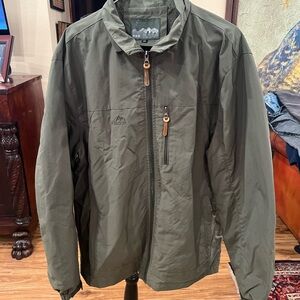Men's Green Windbreaker Jacket
